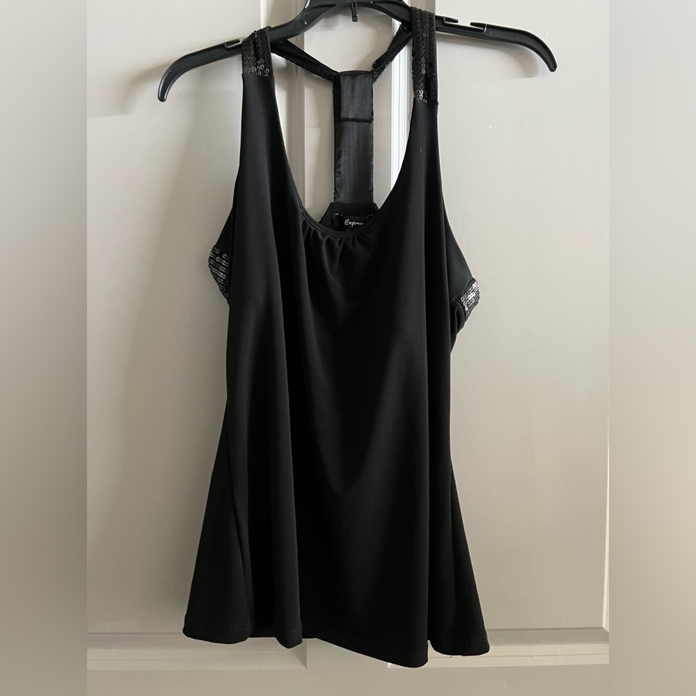 Express Black racerback top